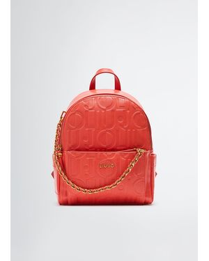 Liu Jo Mochila Con Cadena Decorativa - Rojo
