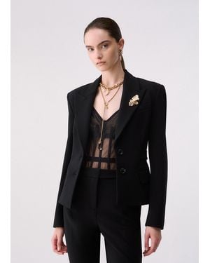 Liu Jo Jacke Mit Cut-Outs - Schwarz