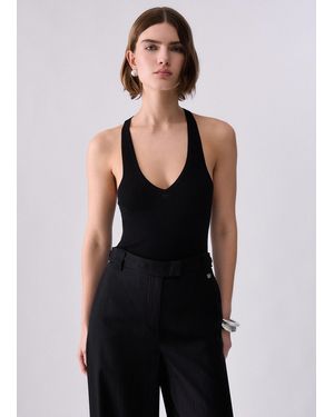Liu Jo Body Con Inserto De Encaje - Negro