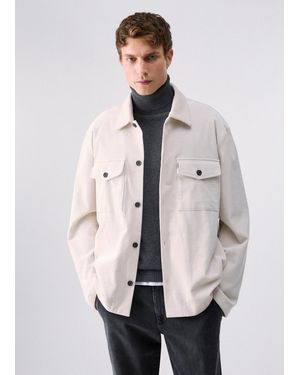 Liu Jo Chaqueta Sobrecamisa De Pana - Neutro