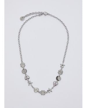 Liu Jo Collar Con Dijes - Blanco