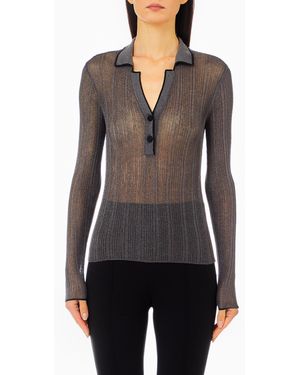Liu Jo Liu Jo Polo En Maille Lurex - Gris