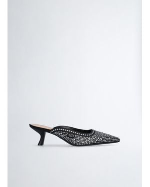 Liu Jo Mules Con Strass - Blanco