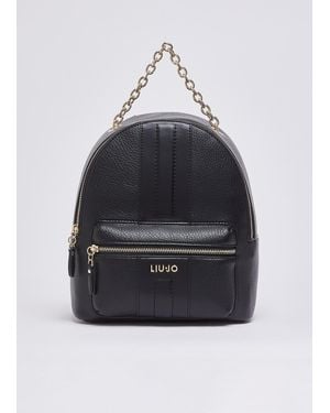 Liu Jo Mochila Con Detalle De Cadena - Azul