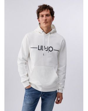 Liu Jo Sudadera Con Capucha - Blanco