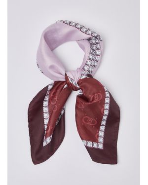 Liu Jo Foulard Con Lettera R - Bianco