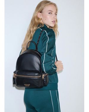 Liu Jo Mochila Con Logo - Azul