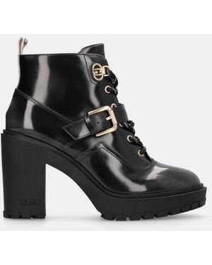 Liu Jo Liu Jo Stiefelette Aus Aufgerautem Leder - Weiß