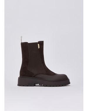 Liu Jo Stiefel Beatles Aus Veloursleder - Mehrfarbig