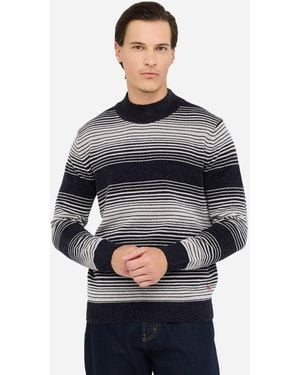 Liu Jo Liu Jo Pull En Chenille À Rayures - Gris