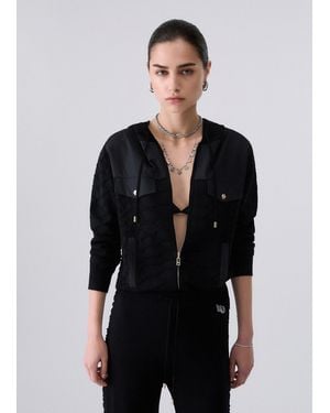 Liu Jo Kapuzensweater Mit Reißverschluss - Schwarz