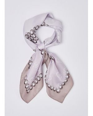 Liu Jo Foulard Con Lettera T - Bianco
