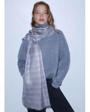 Liu Jo Estola Jacquard Monograma - Azul