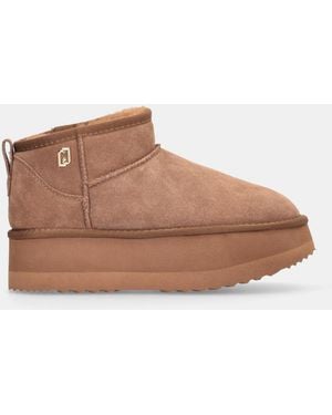 Liu Jo Botines De Plataforma Cálidos - Marrón