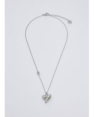 Liu Jo Collar Con Corazón Escultórico - Blanco