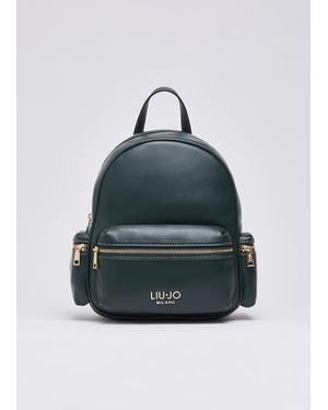 Liu Jo Mochila Con Logo - Azul