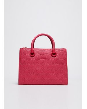 Liu Jo Liu Jo Borsa Satchel Media Monogram - Rosa