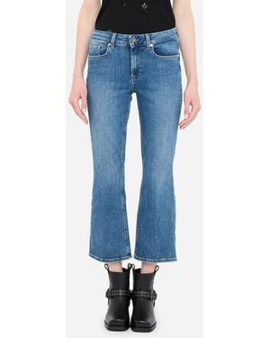 Liu Jo Liu Jo Jean Évasé Court - Bleu