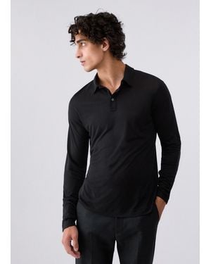 Liu Jo Polo En Tencel - Negro