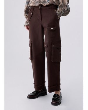 Liu Jo Pantalones De Trabajo Con Bolsillos - Multicolor