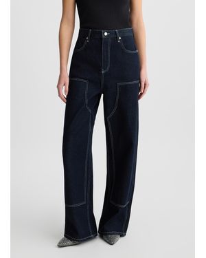 Liu Jo Liu Jo Jeans Flare Con Cuciture A Contrasto - Blu