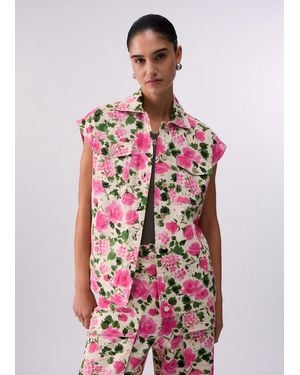 Liu Jo Chaleco Con Estampado - Rojo