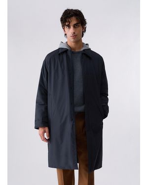 Liu Jo Trench Largo Acolchado - Azul