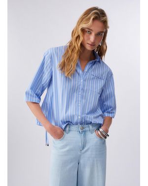 Liu Jo Liu Jo Kurzarmhemd - Blau