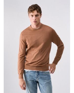Liu Jo Pullover Aus Merinowolle - Blau