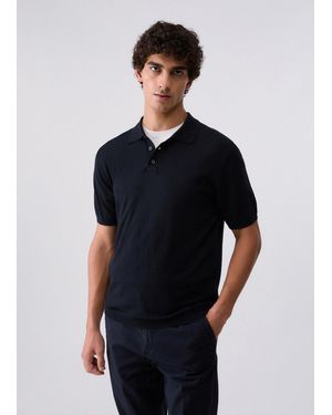 Liu Jo Polo En Algodón Y Seda - Negro