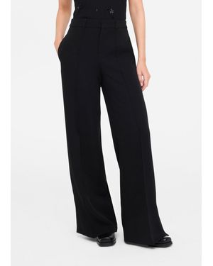 Liu Jo Liu Jo Pantalon Évasé Avec Fentes - Noir
