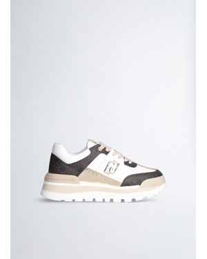 Liu Jo Liu Jo Sneakers Platform Con Dettagli Monogram - Bianco