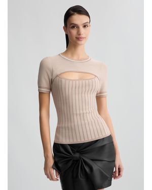 Liu Jo Liu Jo Maglia Lurex® - Neutro