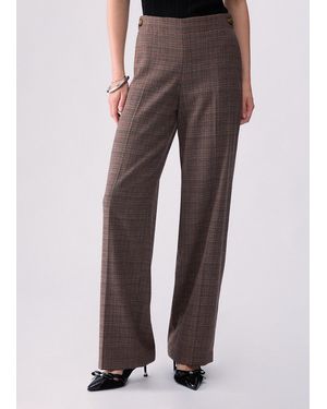 Liu Jo Pantalones Rectos - Marrón