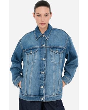 Liu Jo Liu Jo Jacke Aus Denim - Blau