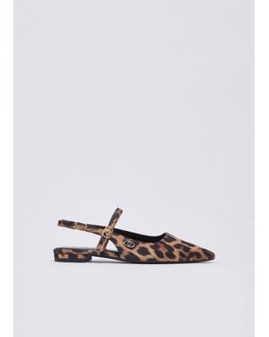 Liu Jo Slingback-Ballerina Mit-Print - Weiß