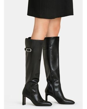 Liu Jo Liu Jo Bottes Hautes En Cuir - Noir