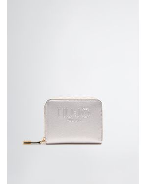 Liu Jo Liu Jo Portafoglio Piccolo Color Argento - Bianco