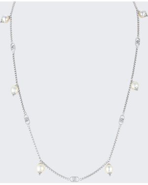 Liu Jo Collar Con Perlas - Blanco