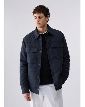 Liu Jo Sobrecamisa De Tartán - Azul