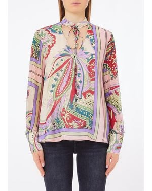 Liu Jo Blusa De Seda - Rojo
