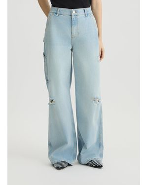 Liu Jo Liu Jo Jeans Flare A Vita Bassa - Blu