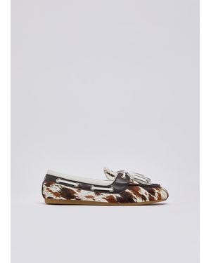 Liu Jo Loafer Aus Ponyfell - Weiß