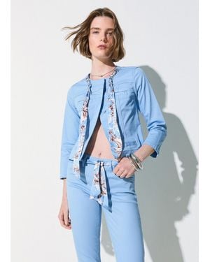 Liu Jo Chaqueta Ligera De Gabardina - Azul