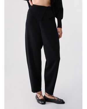 Liu Jo Pantalones De Punto - Negro
