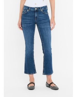 Liu Jo Liu Jo Jean Évasé Court - Bleu