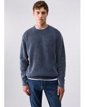 Liu Jo Stonewash-Pullover - Blau