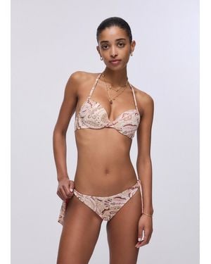 Liu Jo Bedrucktes Push-Up-Top - Natur