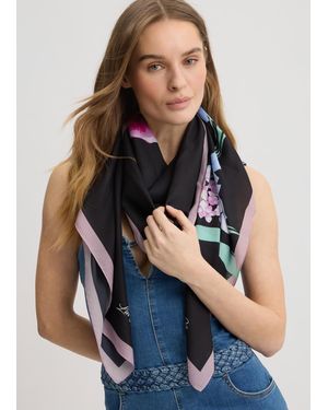 Liu Jo Liu Jo Foulard Nero A Fiori - Blu