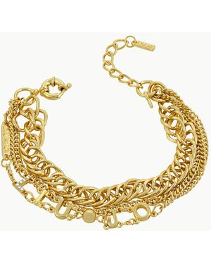 Liu Jo Liu Jo Bracciale Con Logo - Metallizzato